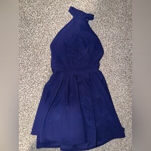 Windsor Midnight Blue Halter Dress